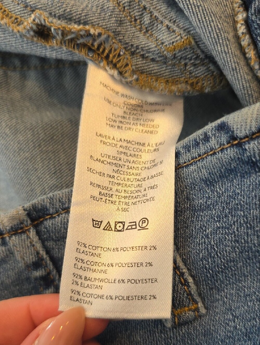 Free People We The Free Blue Slim Flare Jeans Sz 27 -See Measuments Boho Cropped - Picture 10 of 16